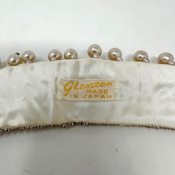 Vintage Glentex Faux Pearl Collar Made in Japan - Picture 5 of 6